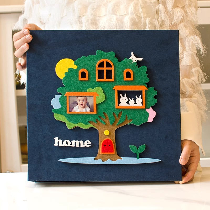 Large Scrapbook Album With 120 Pages Animal Train