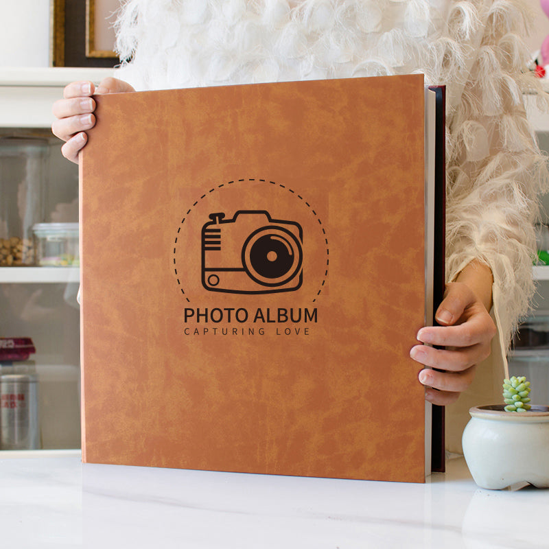 Large Scrapbook Album With 120 Pages Camera