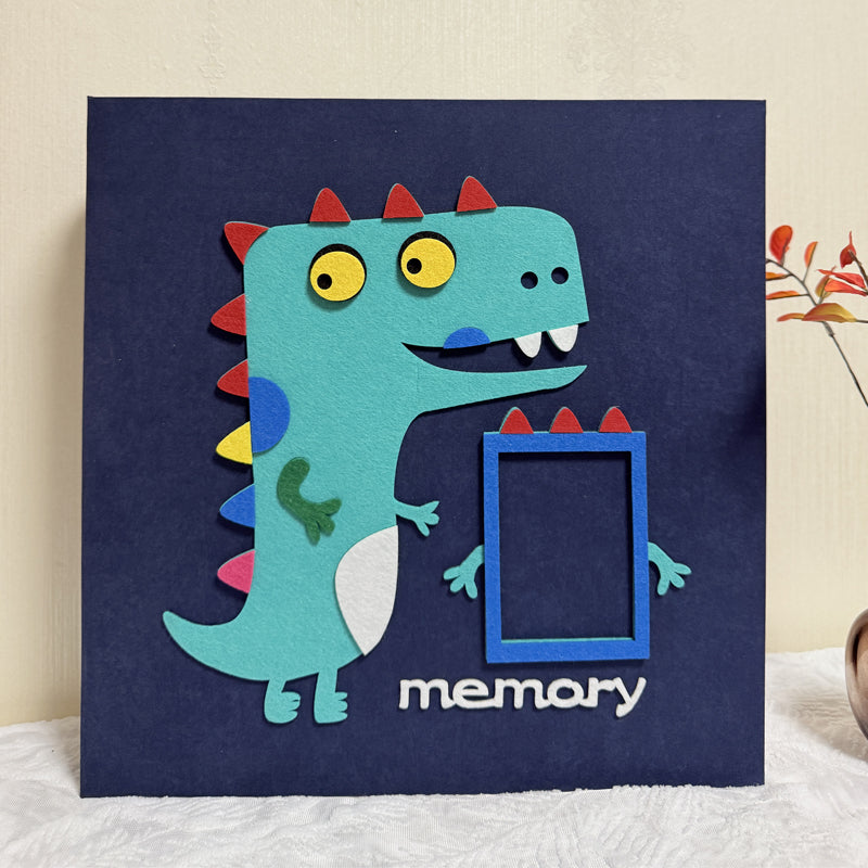 Large Scrapbook Album With 120 Pages Animal Train