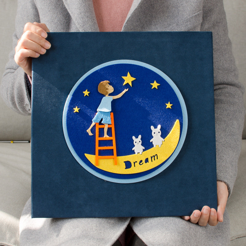 Large Scrapbook Album With 120 Pages Animal Train